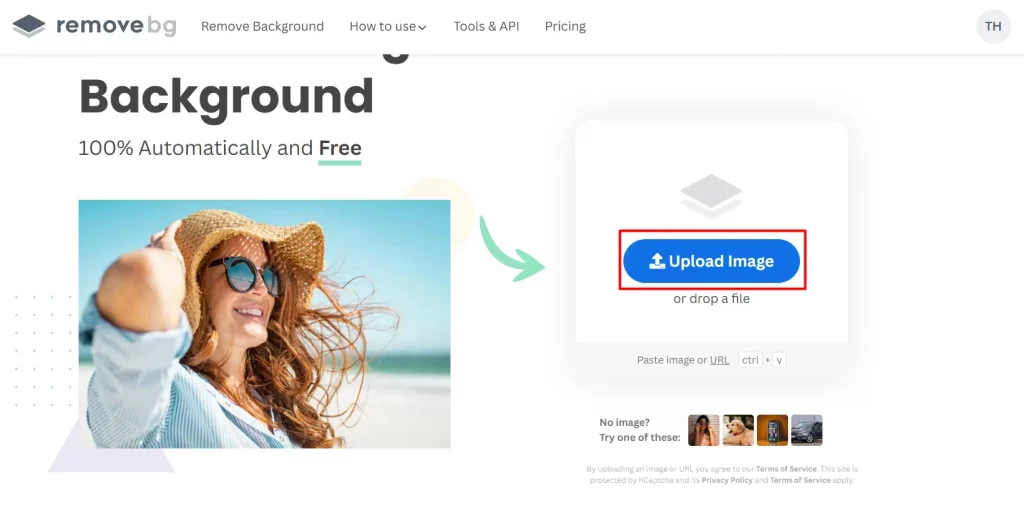 Phần mềm hỗ trợ xóa phông online Remove