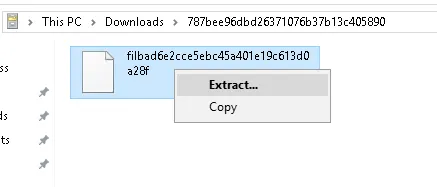 Giải nén file