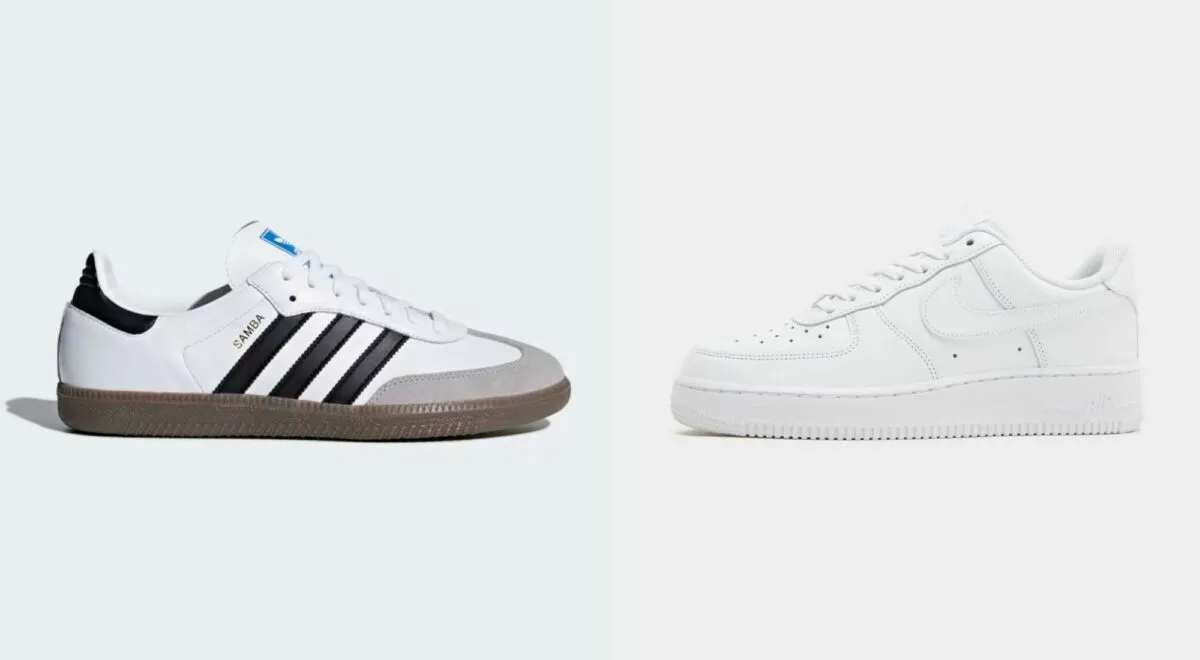 Cạnh tranh giữa 2 sản phẩm Adidas Samba và Nike Air Force 1