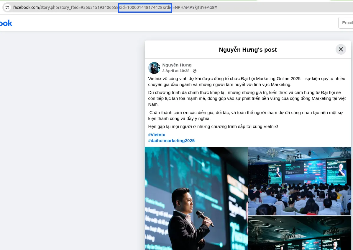 UID là gì? Cách tìm UID Facebook và chạy ADS bằng UID 26 Tìm UID Facebook thủ công