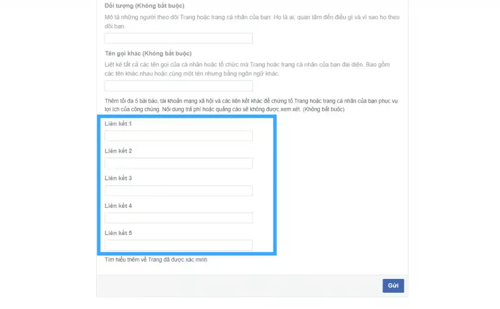 Cách lên tích xanh Facebook đơn giản cho người mới 26 Thêm liên kết các tài khoản mạng xã hội khác