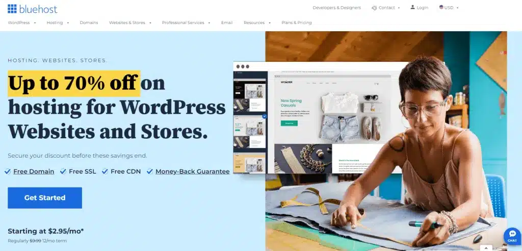 Nhà cung cấp BlueHost