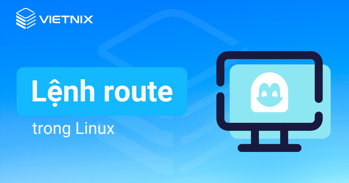 lệnh route trong linux