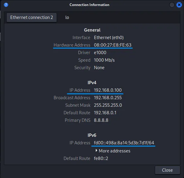 Cách kiểm tra địa chỉ IP trong Linux 19 Màn hình hiển thị địa chỉ IP