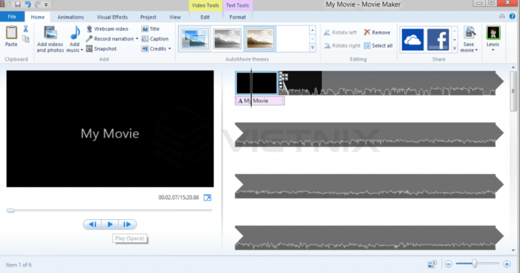 Phần mềm Movie Maker