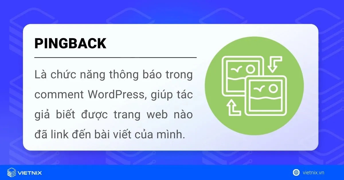 Khái niệm Pingback
