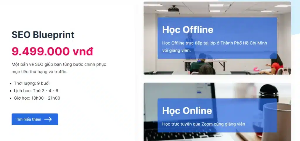Khóa học SEO Blueprint của GTV SEO
