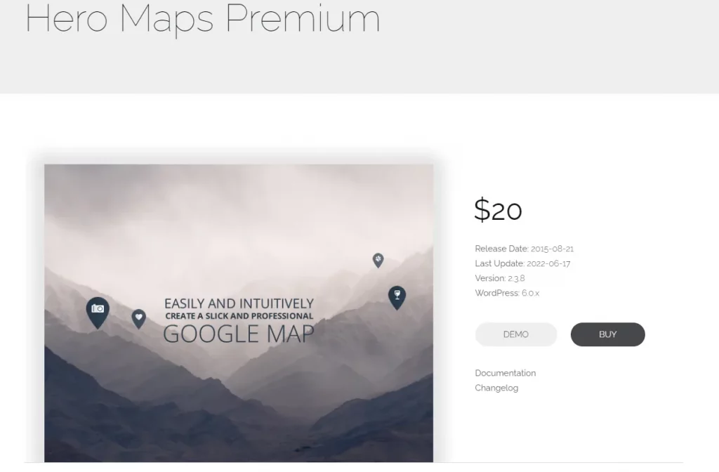 Plugin Hero Maps Premium