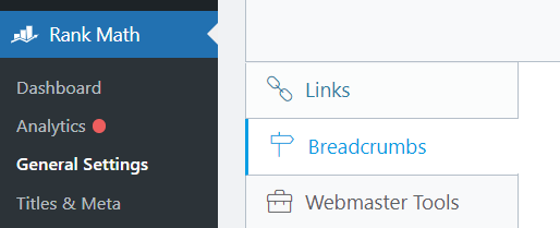 Thêm breadcrumb Rank Math cho WordPress
