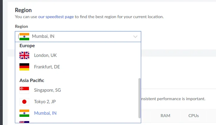 VPS Linode là gì? Hướng dẫn tạo VPS Linode đơn giản và nhanh chóng 29 Chọn vị trí cho Data Center