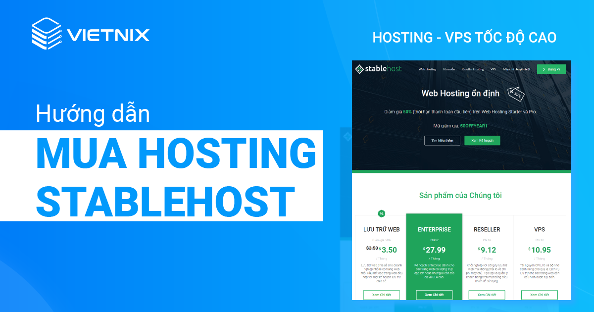 mua hosting stablehost