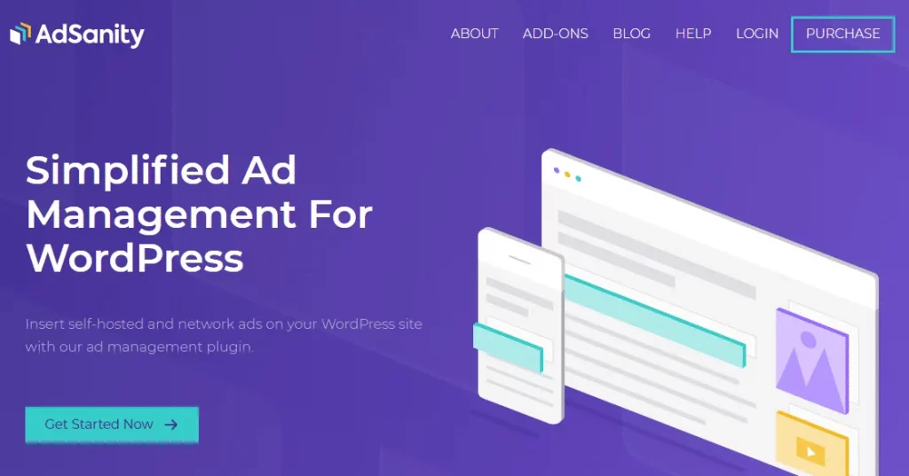 Plugin affiliate WordPress - AdSanity