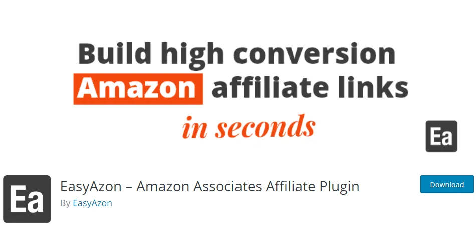 Plugin affiliate WordPress - EasyAzon