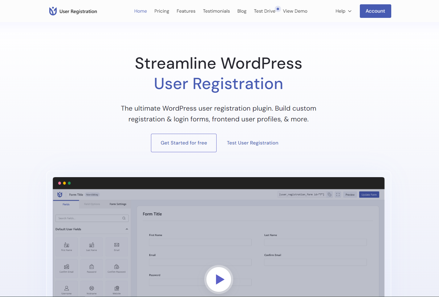 User Registration