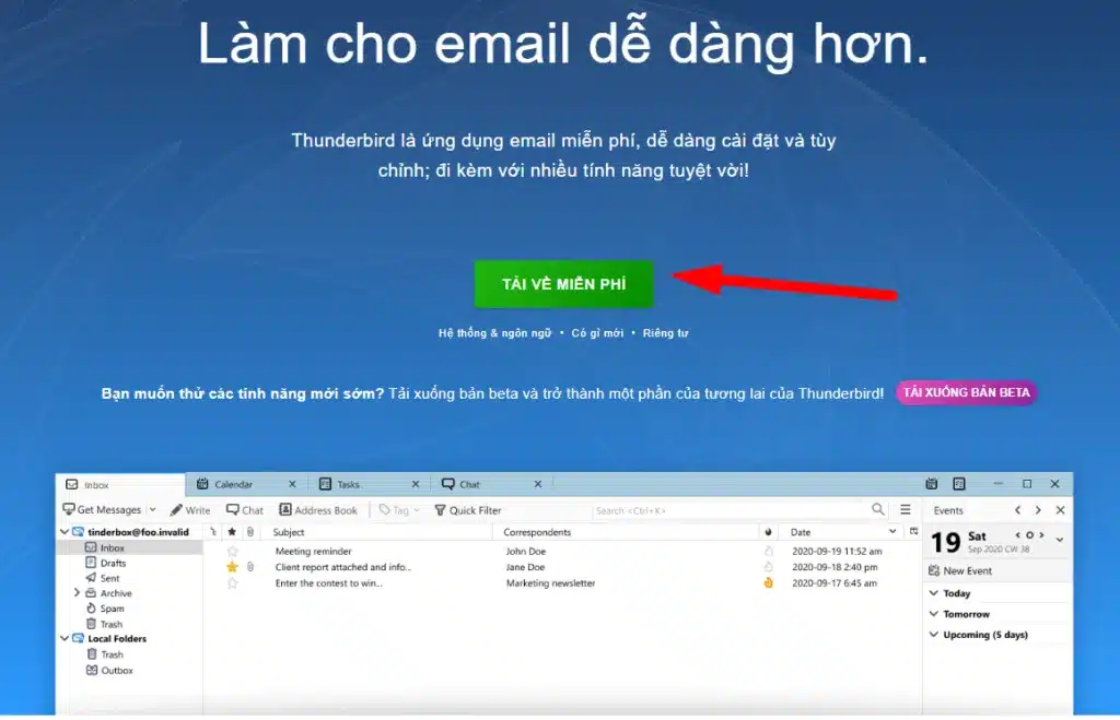 Hướng dẫn cài đặt và sử dụng Thunderbird