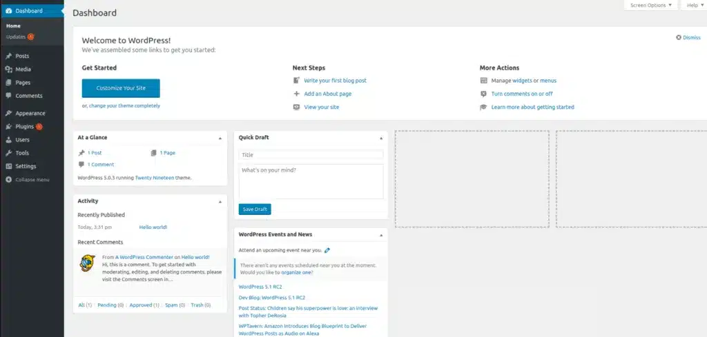 cài wordpress trên centos 7