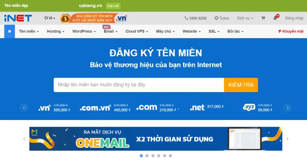 Dịch vụ hosting iNET