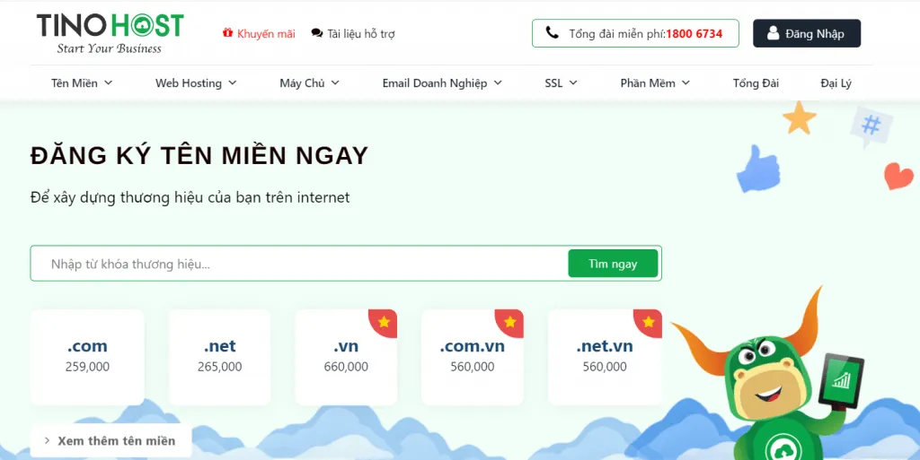 Dịch vụ hosting TinoHost