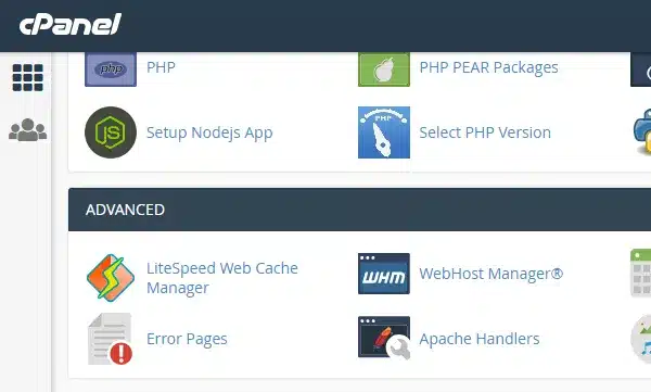 LiteSpeed Web Cache Mangager