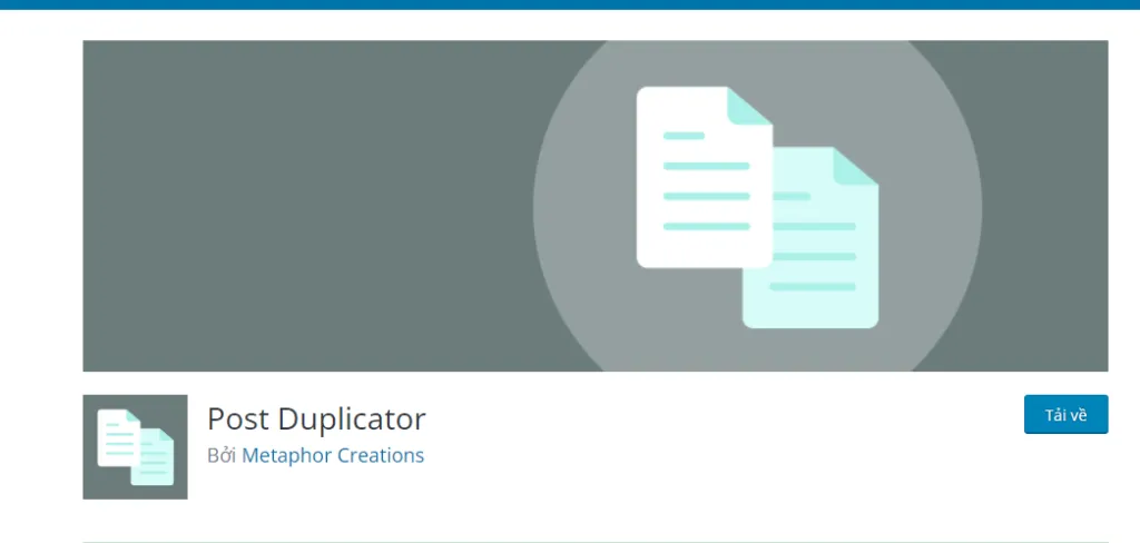 Plugin Post Duplicator