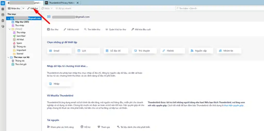 Hướng dẫn cài đặt và sử dụng Thunderbird