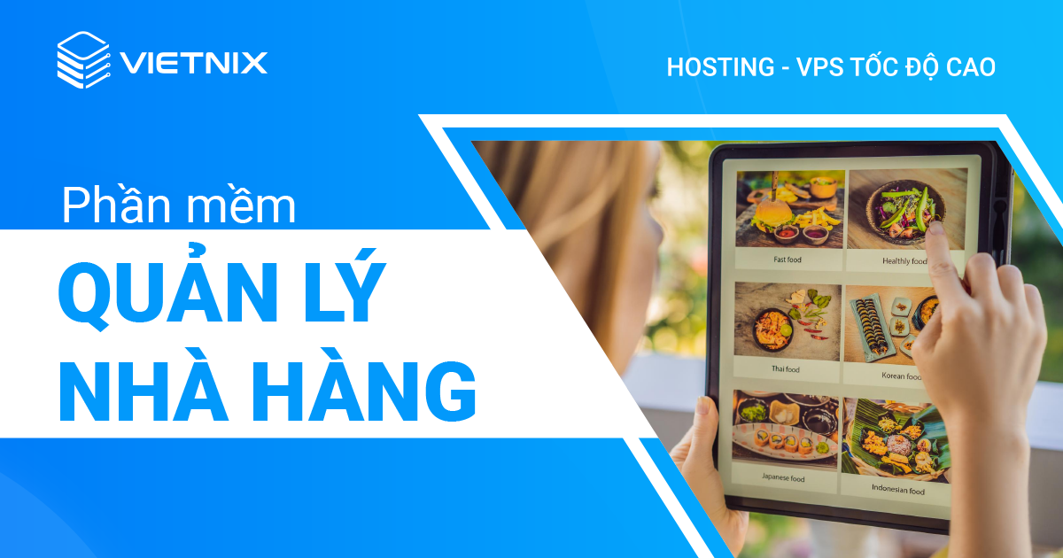 phần mềm quản lý nhà hàng