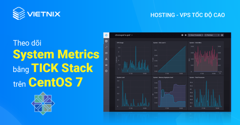 theo dõi system metrics bằng tick stack trên centos 7