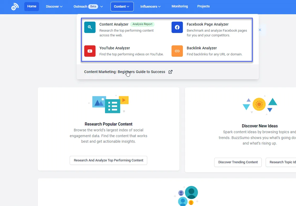 Buzzsumo là gì? Cách sử dụng công cụ cập nhật xu hướng Buzzsumo 29 Công cụ content trong Buzzsumo