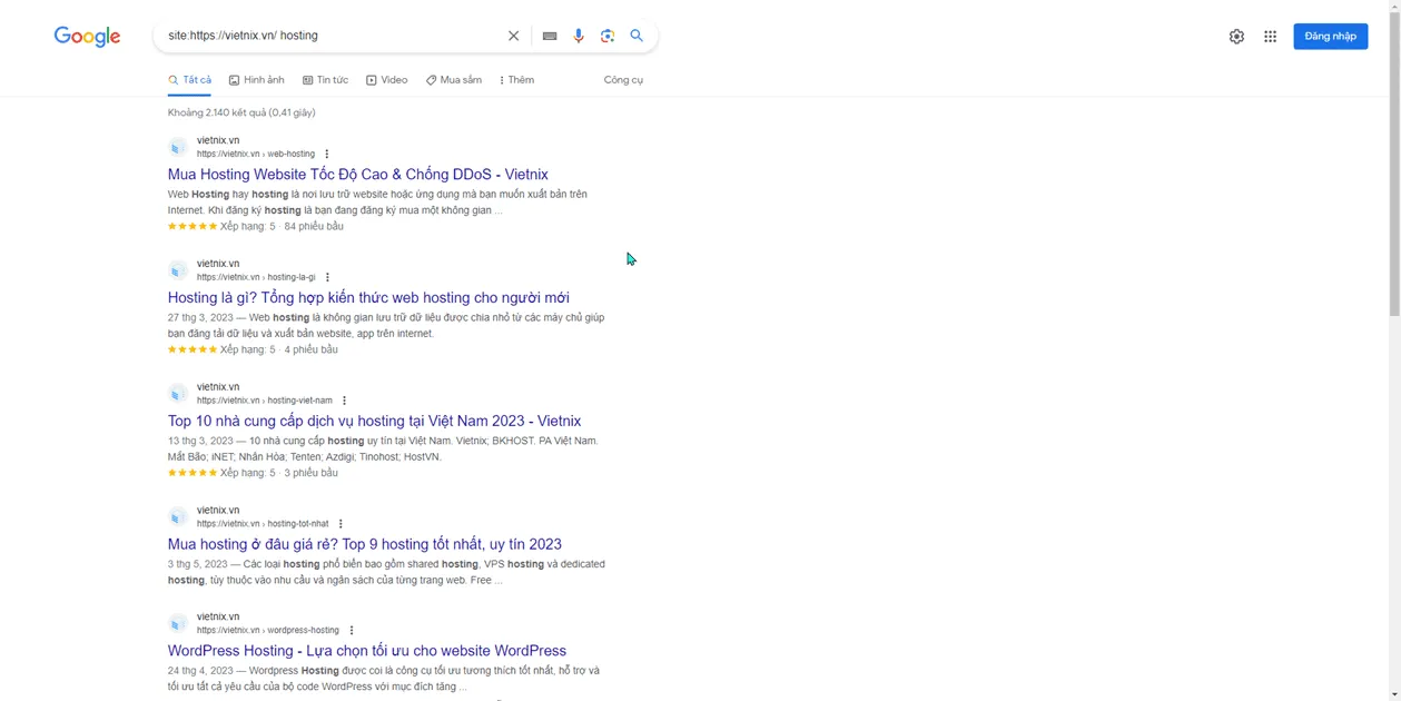 Các định dạng chính của meta title