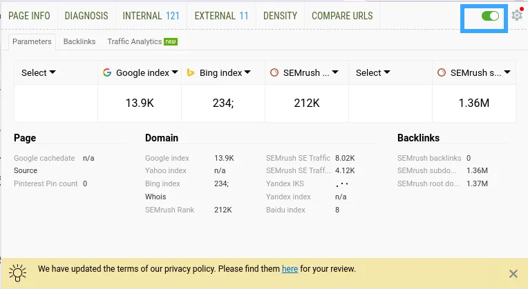 SEOquake là gì? Cách dùng SEOquake cho các SEOer 38 Cách tắt SEOquake