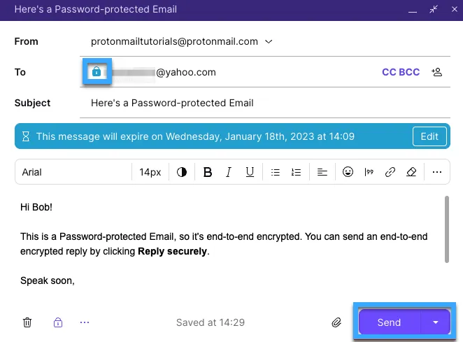 Bảo mật trên ProtonMail