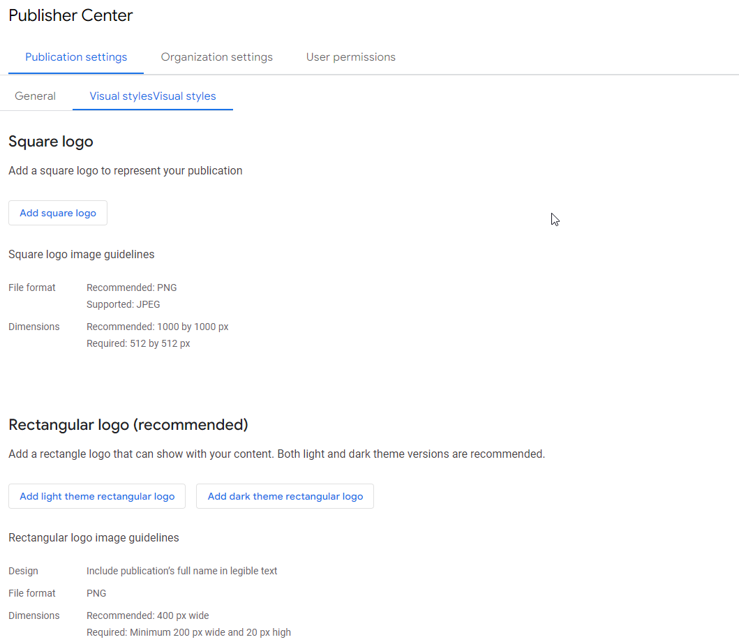 Hướng dẫn đăng ký Google News cho website mới nhất hiện nay 19 Cài đặt thông tin hình ảnh ấn bản