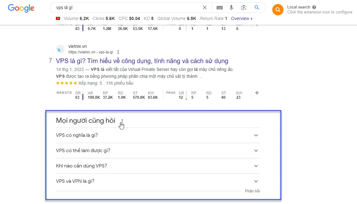 People Also Ask (câu hỏi thường gặp)