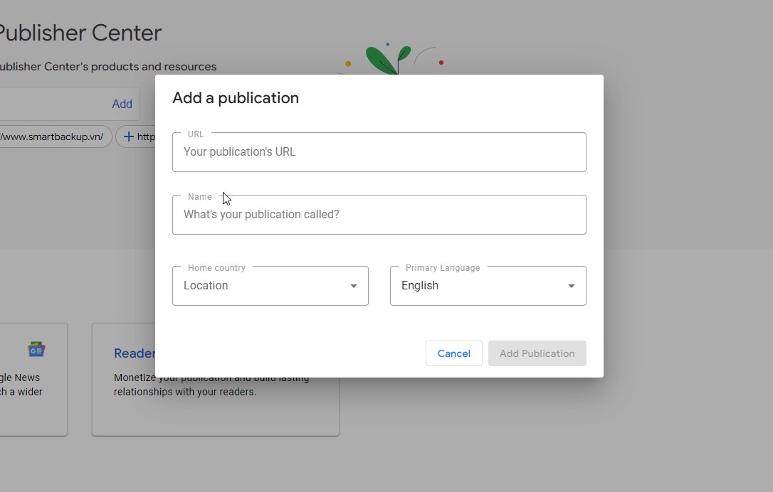 Hướng dẫn đăng ký Google News cho website mới nhất hiện nay 17 Điền tên ấn bản