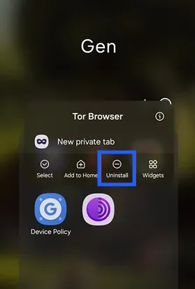 Trình duyệt Tor là gì và có an toàn không? Lưu ý khi sử dụng 56 Cách gỡ cài đặt trình duyệt Tor trên Android