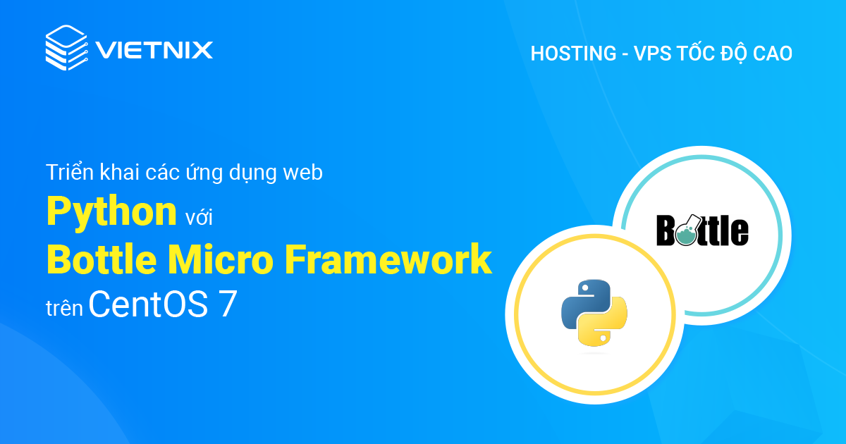 triển khai các ứng dụng web Python với Bottle Micro Framework trên CentOS 7