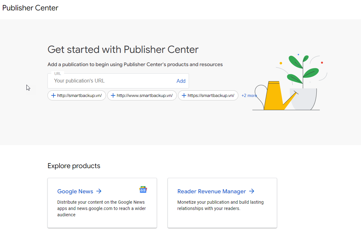 Hướng dẫn đăng ký Google News cho website mới nhất hiện nay 16 Truy cập trang đăng ký Google News