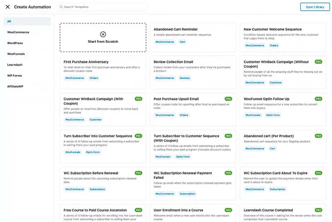 Gửi mail tự động trong WordPress với FunnelKit Automations