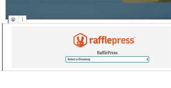 Khối RafflePress