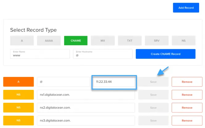Trỏ domain website về đúng IP của VPS