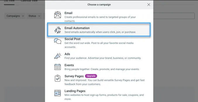 Campaign Email Automation