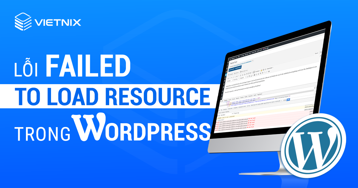 Lỗi failed to load resource trong WordPress