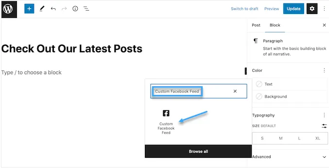 Nhúng status Facebook vào một trang hoặc bài viết