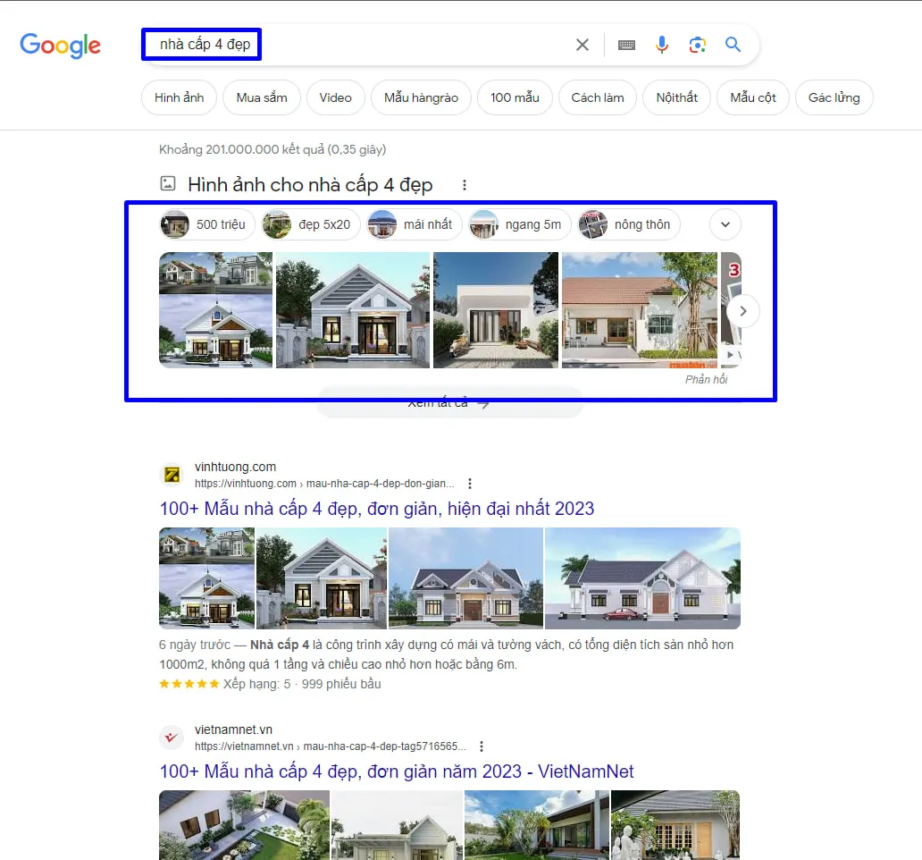 Intent của từ khóa: "Nhà cấp 4 đẹp"