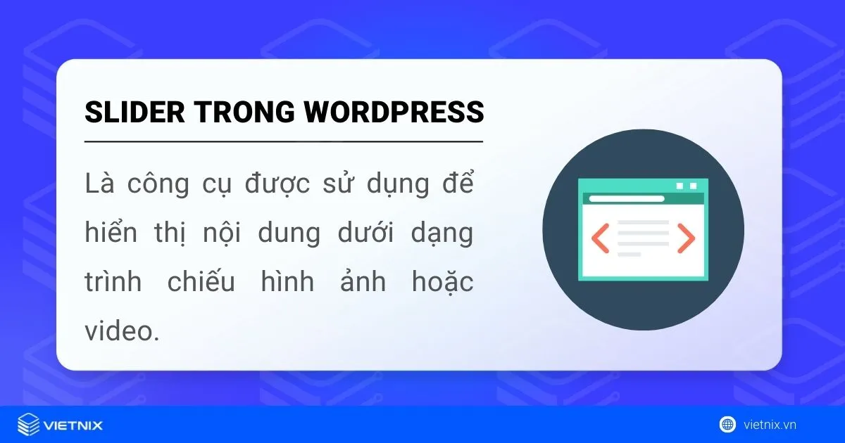 Tìm hiểu về Slider trong WordPress