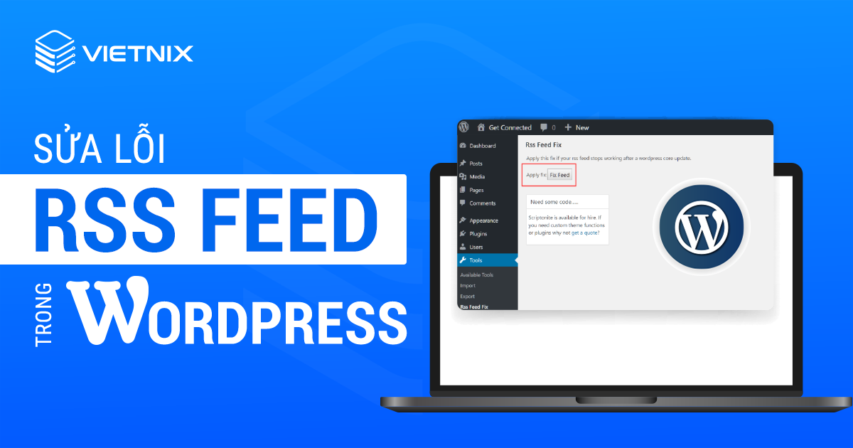 Sửa lỗi RSS Feed trong WordPress
