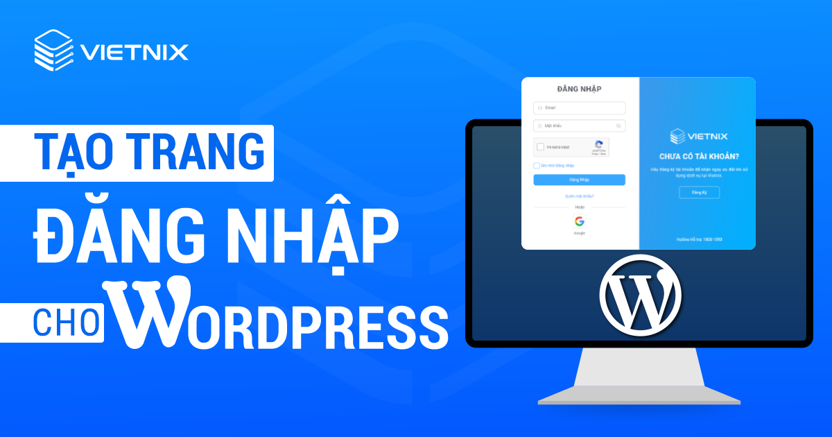 Tạo trang đăng nhập cho WordPress