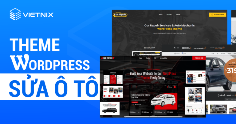 Theme WordPress sửa ô tô