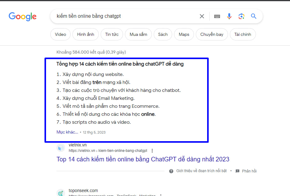 kiếm tiền online bằng chatgpt
