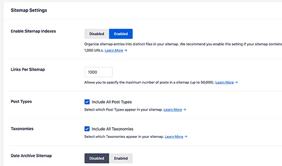 Cài đặt sơ đồ sitemap với AIOSEO
